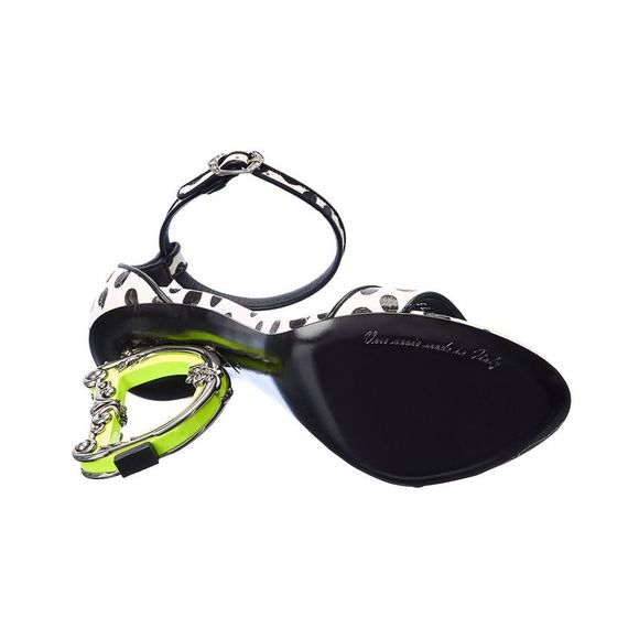 Dolce & Gabbana DG Snakeskin & Leather Sandal - Picture 4 of 6